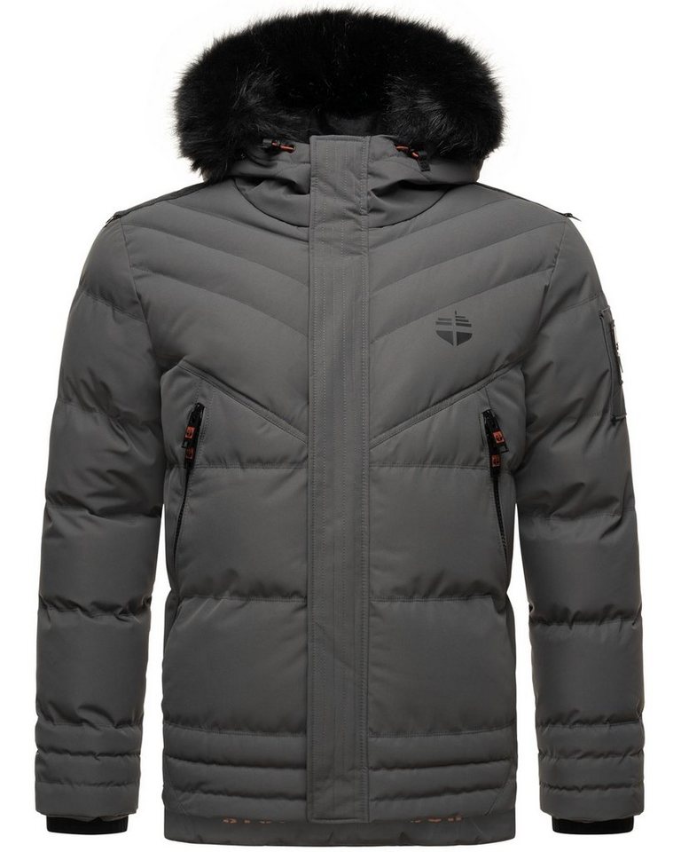 Stone Harbour Steppjacke Romaan gesteppte Winterjacke mit Kapuze – Bild 4 von 5