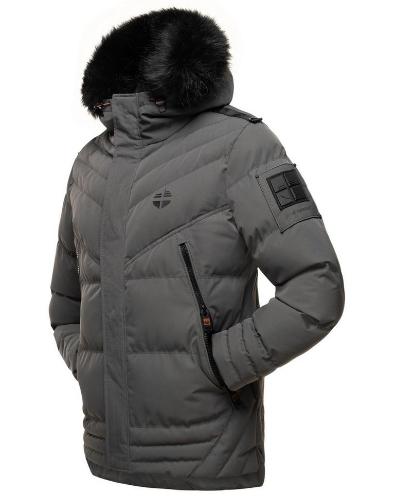 Stone Harbour Steppjacke Romaan gesteppte Winterjacke mit Kapuze – Bild 5 von 5