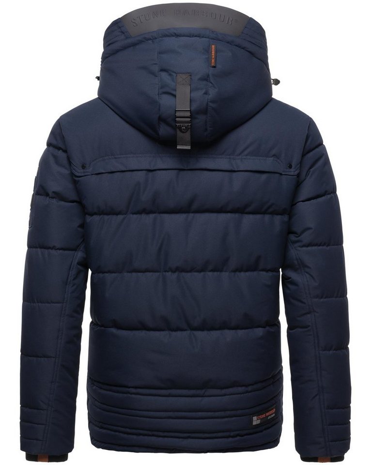 Stone Harbour Steppjacke Witas gesteppte Herren Winterjacke mit abnehmbarer Kapuze – Bild 3 von 5