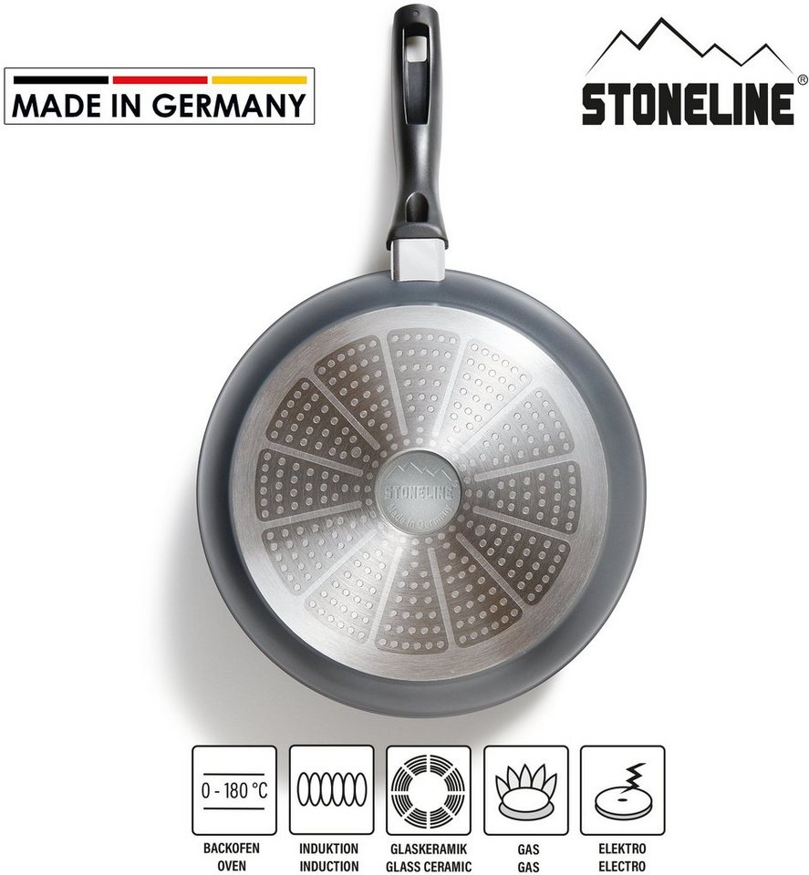STONELINE Bratpfanne, Aluminium (1-tlg), STONELINE®- Keramikbeschichtung, Induktion – Bild 3 von 5