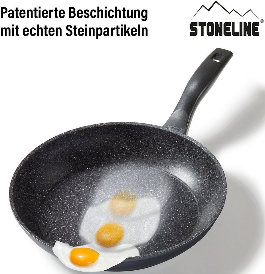 STONELINE Bratpfanne, Aluminium (1-tlg), STONELINE®- Keramikbeschichtung, Induktion – Bild 4 von 5