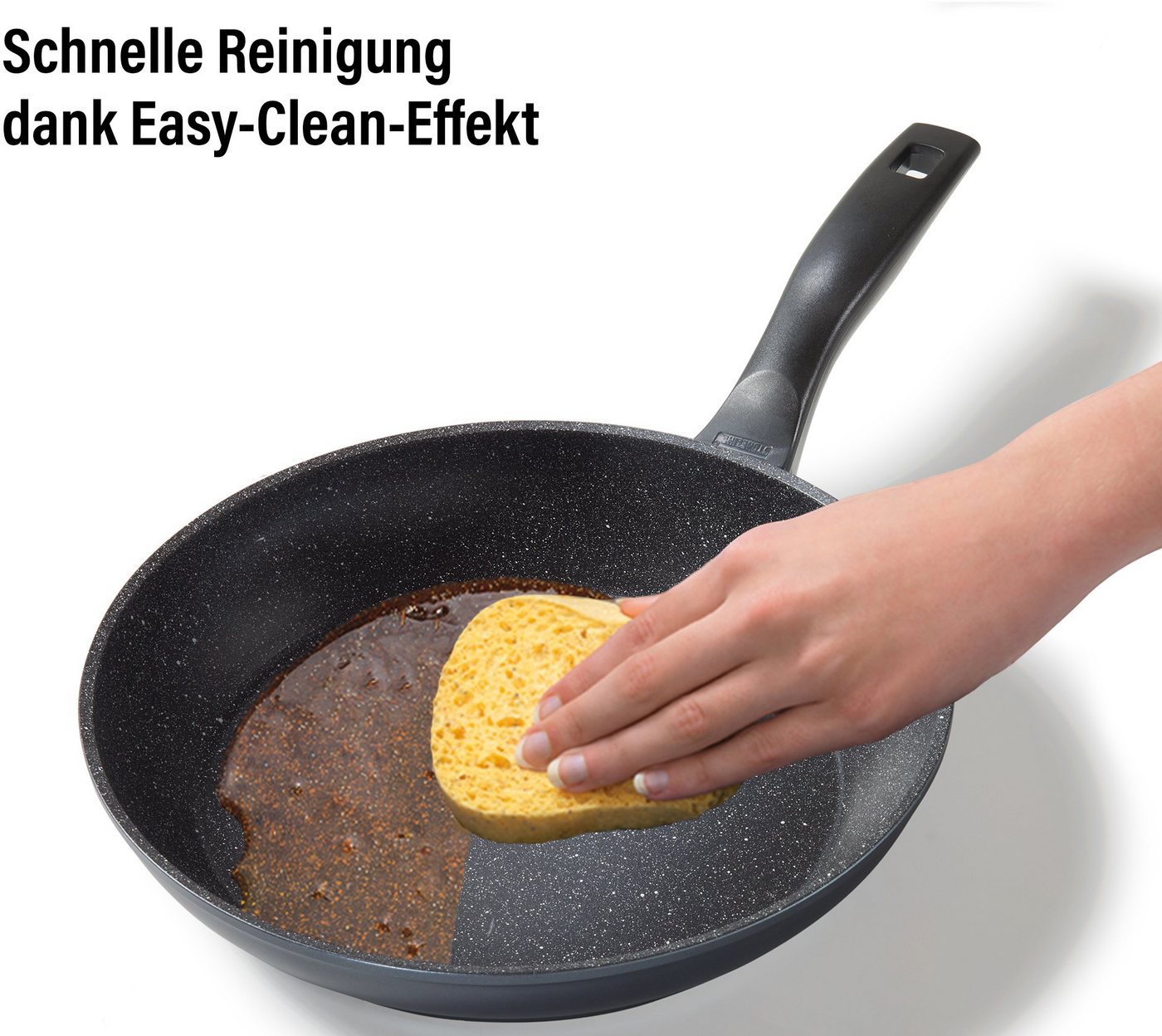STONELINE Bratpfanne, Aluminium (1-tlg), STONELINE®- Keramikbeschichtung, Induktion – Bild 5 von 5