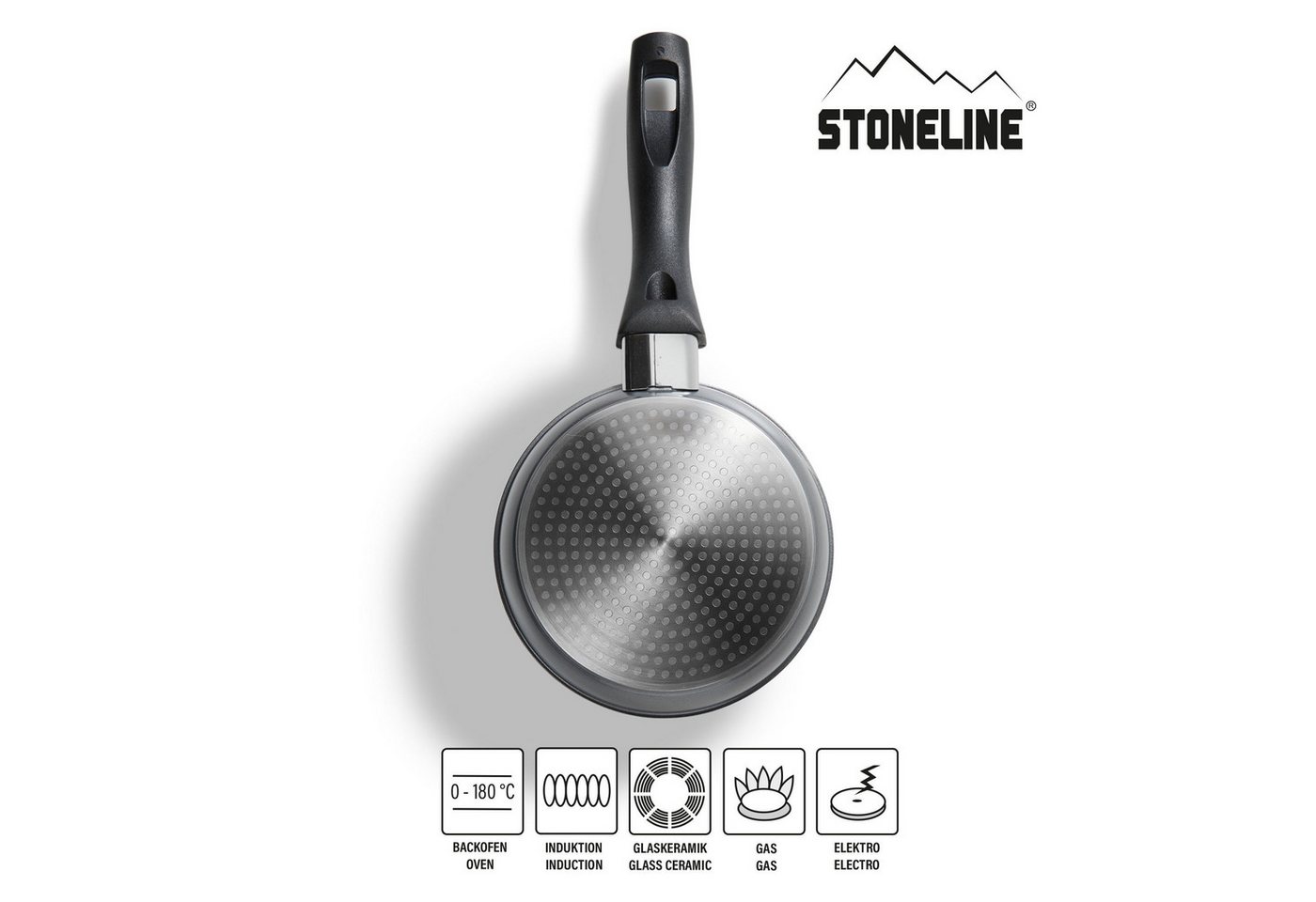 STONELINE Bratpfanne, Aluminiumguss (1-tlg), mit echten Steinpartikeln, induktionsgeeignet, Designed in Germany – Bild 2 von 5