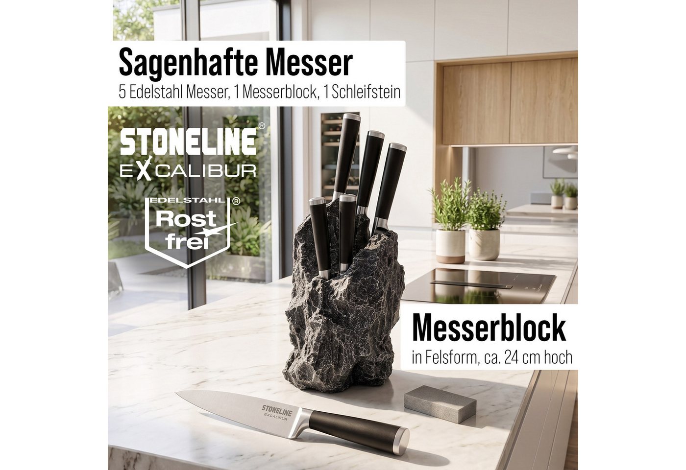 STONELINE Messer-Set (7-tlg) – Bild 2 von 5