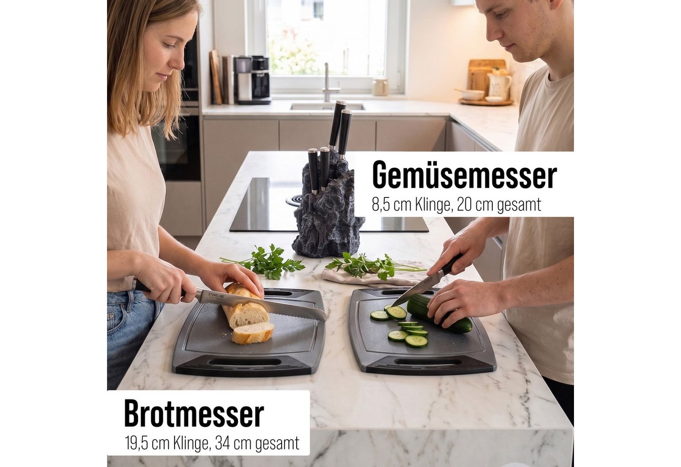 STONELINE Messer-Set (7-tlg) – Bild 3 von 5