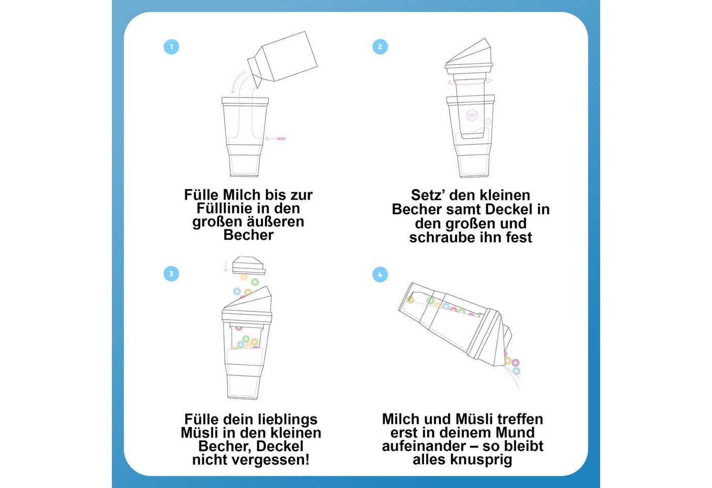 STONELINE Müslischüssel, Kunststoff – Bild 4 von 5