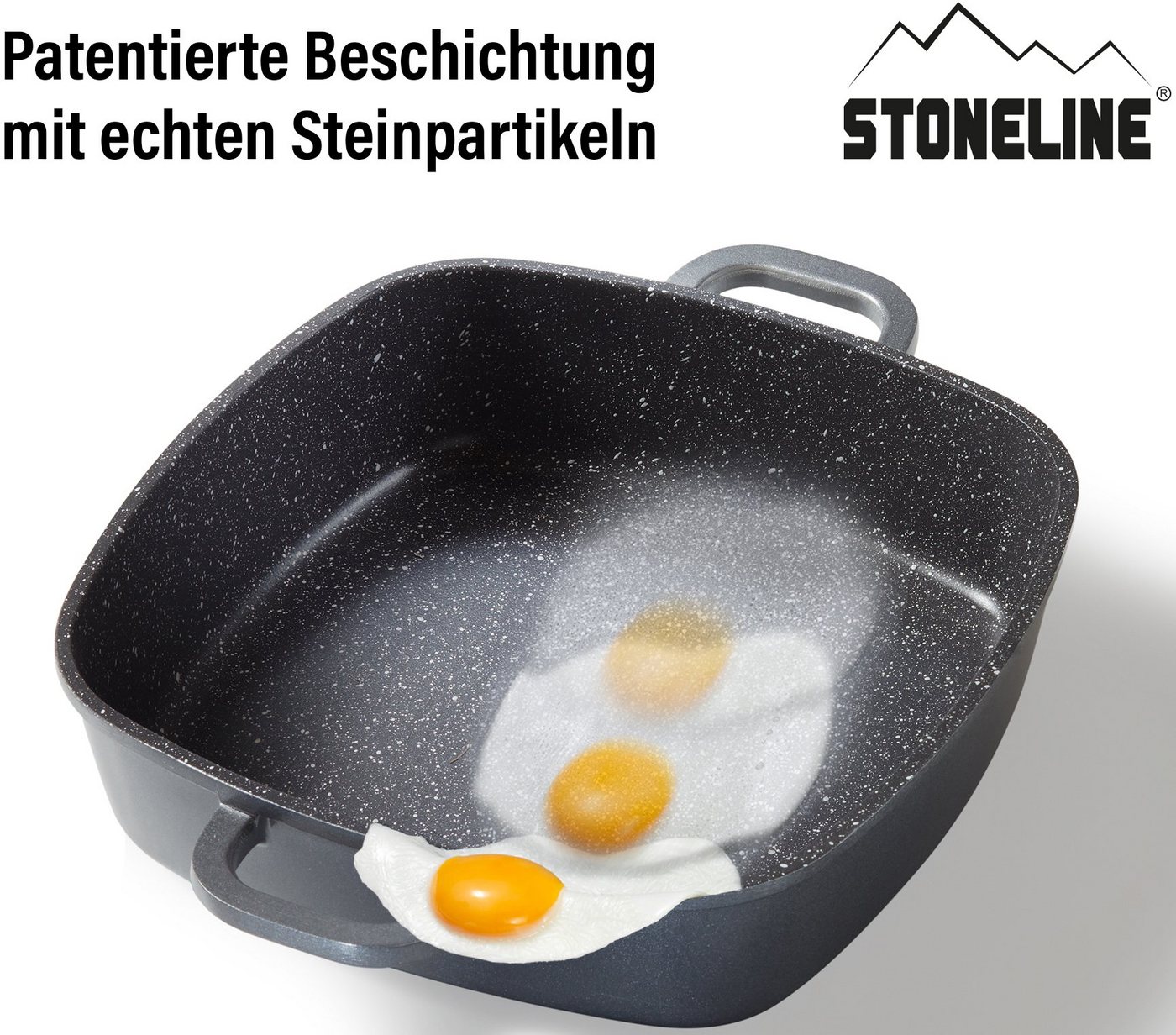STONELINE Servierpfanne, Aluminiumguss (1-tlg), Induktion – Bild 5 von 5