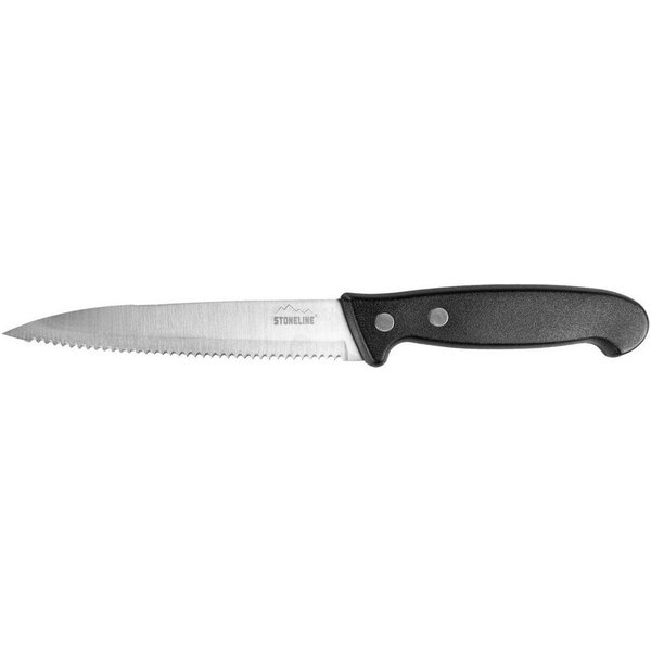 STONELINE Tomatenmesser, Edelstahl rostfrei, mit Klingenschutz, Designed in Germany