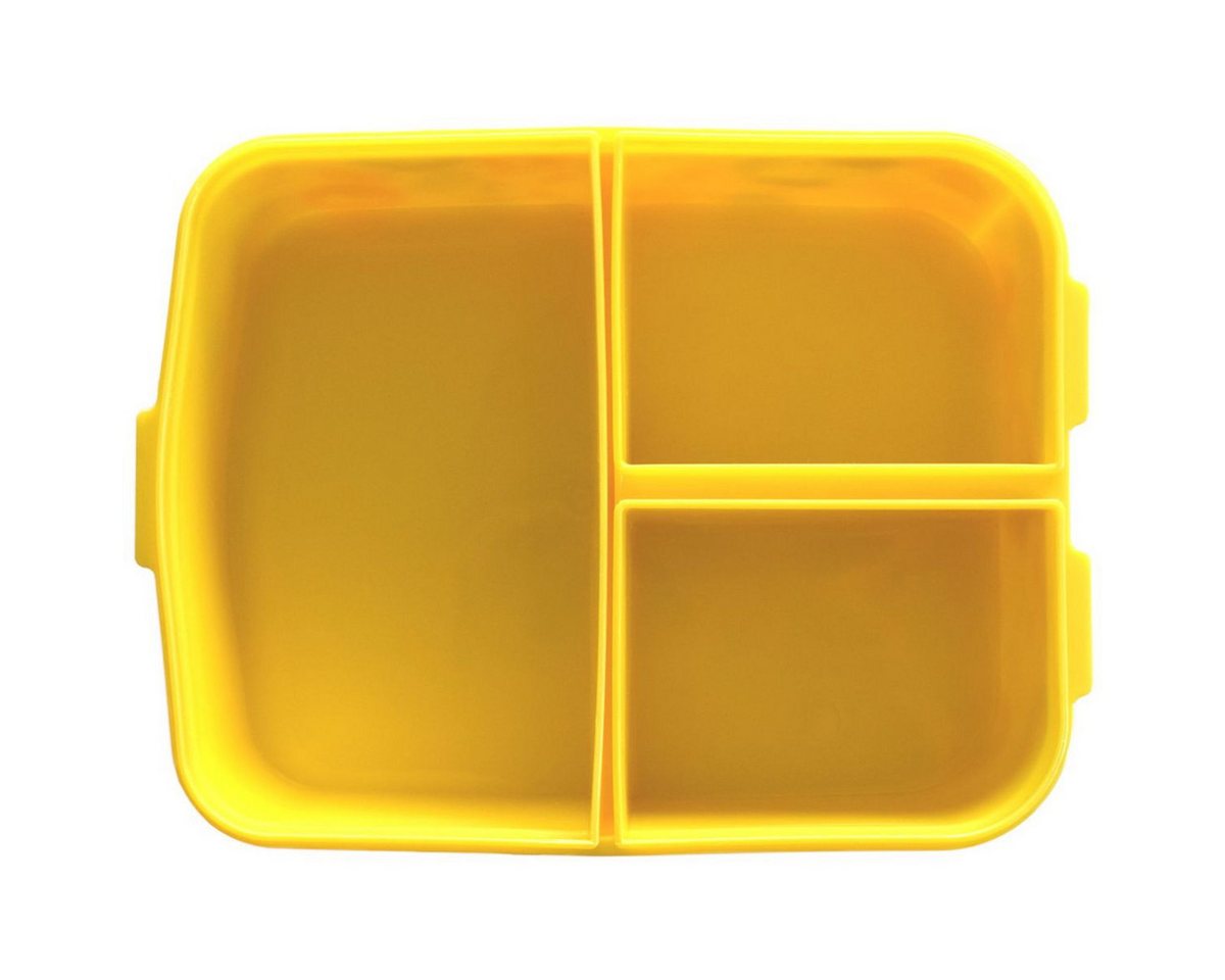 Stor Lunchbox Brotdose für Kinder mit 3 Fächern verschiedene Motive, Kunststoff, authentisches Design – Bild 4 von 4