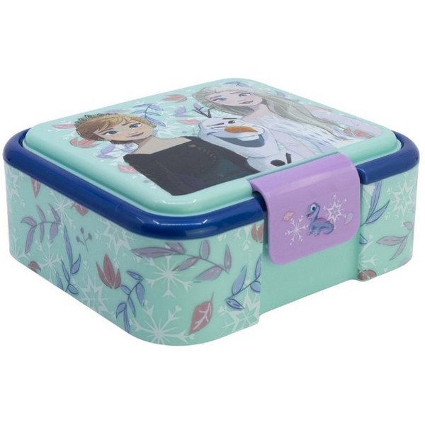 Stor Lunchbox Disney Frozen Kinder Brotdose – Lunchbox Pausenbox Schulbrotbox, (Einteilig, Einteilig), Brotzeitdose