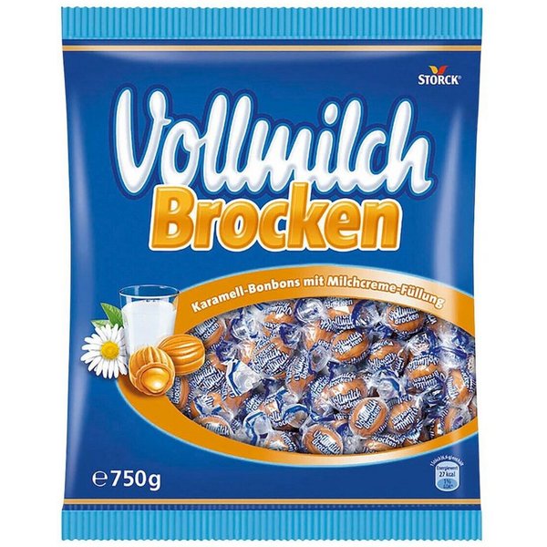 STORCK Süßigkeit Vollmilch Brocken, Karamell Bonbons, 750 g