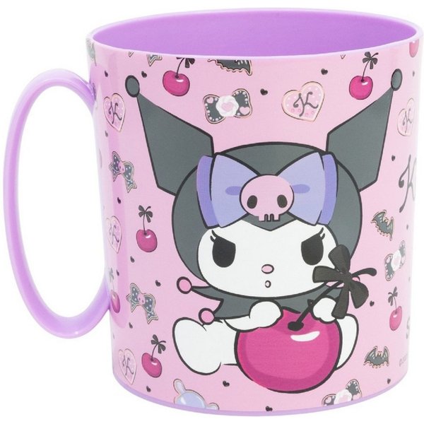 Storline Tasse Hello Kitty Mikrowellengeeigneter Kunststoffbecher 390 ml, Plastik