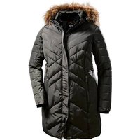 STOY Damen Mantel WMN Quilted PRK D, Größe 52 in Grau
