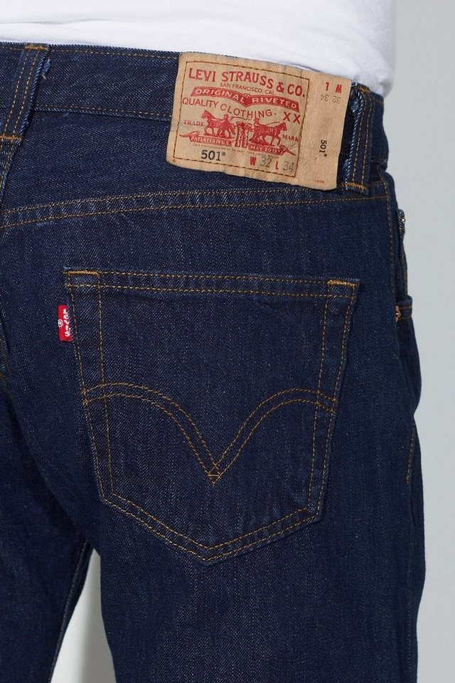 Levi's® Straight-Jeans 501 LEVI'S ORIGINAL mit Markenlabel – Bild 4 von 5