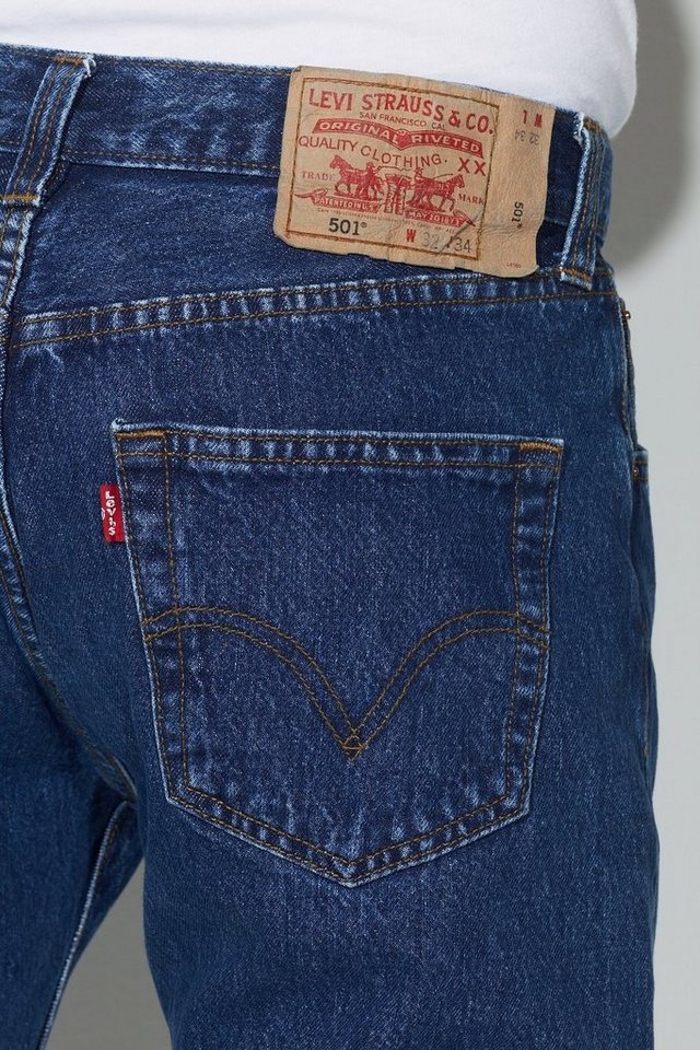Levi's® Straight-Jeans 501 LEVI'S ORIGINAL mit Markenlabel – Bild 3 von 5
