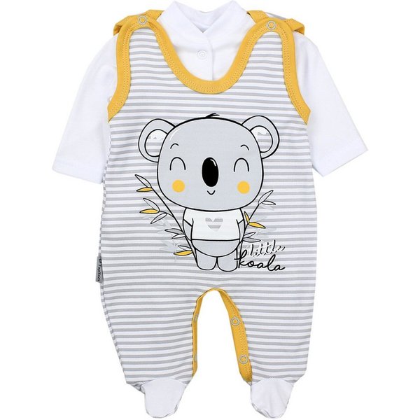 TupTam Strampler TupTam Baby Mädchen Jungen Strampler mit Langarmshirt Aufdruck Spruch