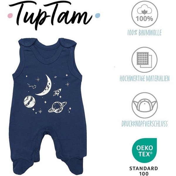 TupTam Strampler TupTam Baby Unisex Strampler mit Aufdruck Spruch 5er Pack