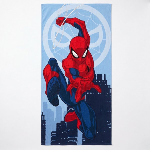 MARVEL Strandtuch Marvel Spiderman Mikrofaser Strandtuch Badetuch Duschtuch 70x140 cm, Mikrofaser (1-St)