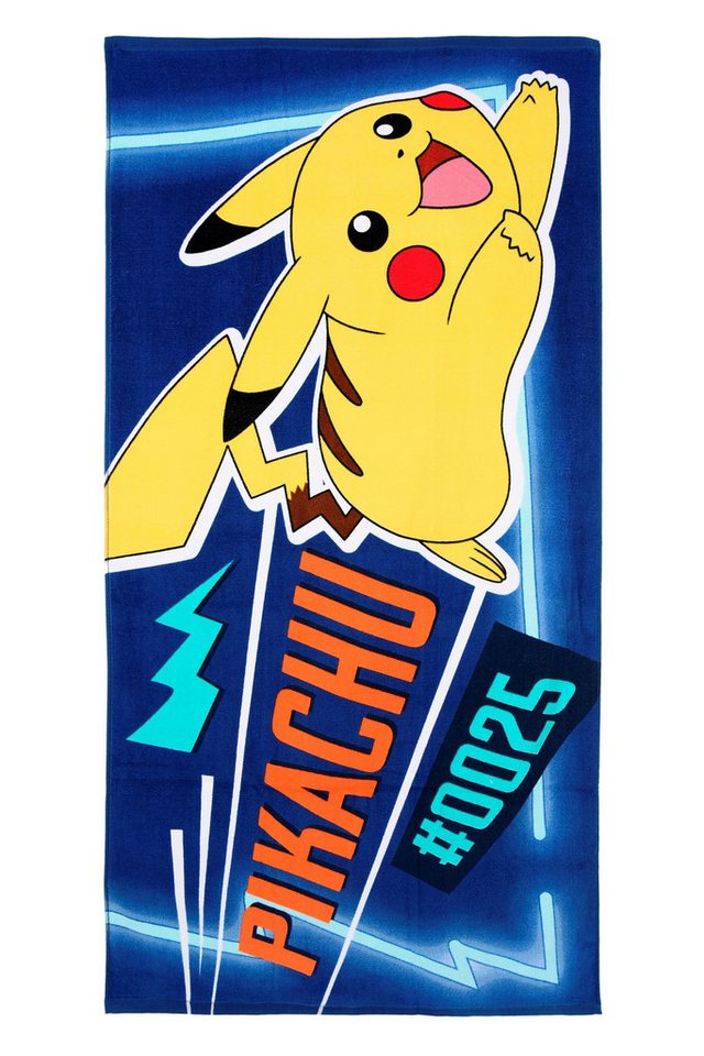 POKÉMON Strandtücher Pokémon Strandtuch, 100% Baumwolle, 140 x 70 cm – Bild 2 von 3