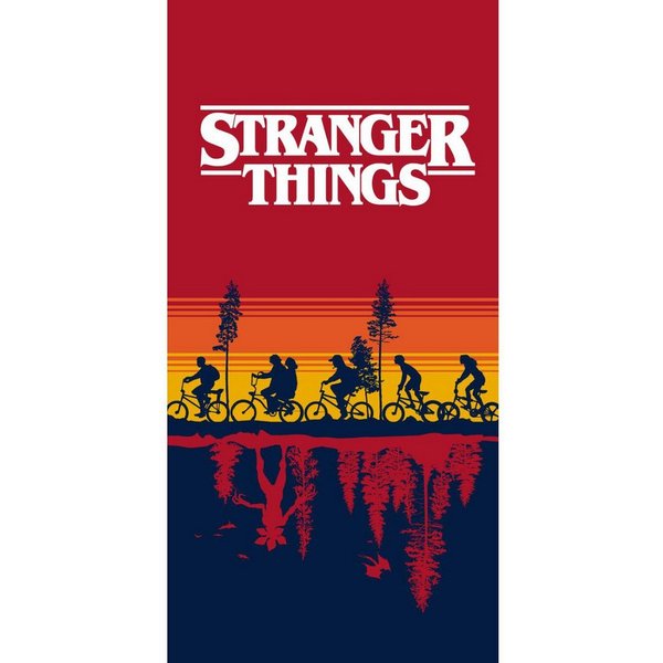 Stranger things Strandtuch Strandtuch Badetuch 70×140 cm Baumwolle