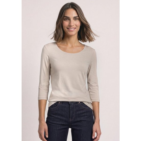 STREET ONE 3/4-Arm-Shirt mit Rundhalsausschnitt