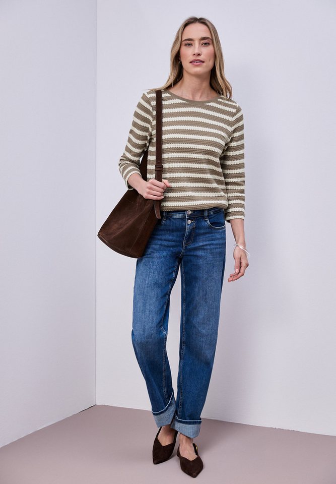 STREET ONE 3/4-Arm-Shirt mit U-Boot-Ausschnitt – Bild 2 von 5