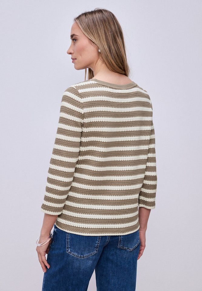 STREET ONE 3/4-Arm-Shirt mit U-Boot-Ausschnitt – Bild 3 von 5
