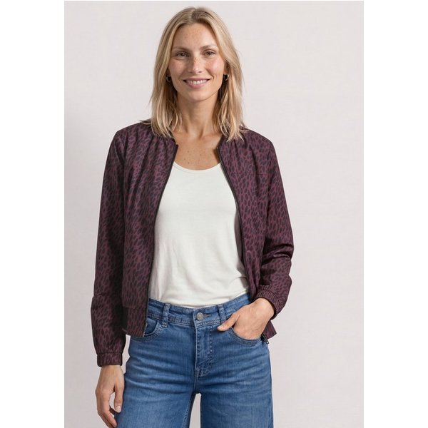 STREET ONE Blouson mit allover Leoprint