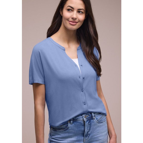 STREET ONE Blusenshirt Sommershirt im Tunika-Look
