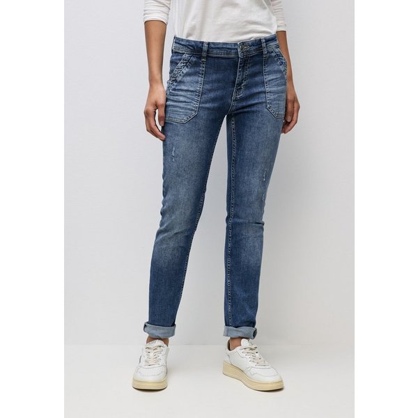 STREET ONE Comfort-fit-Jeans im elastischen Materialmix