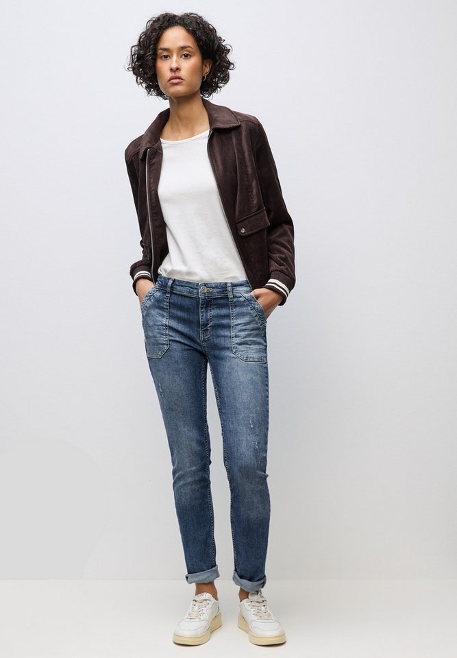 STREET ONE Comfort-fit-Jeans im elastischen Materialmix – Bild 5 von 5