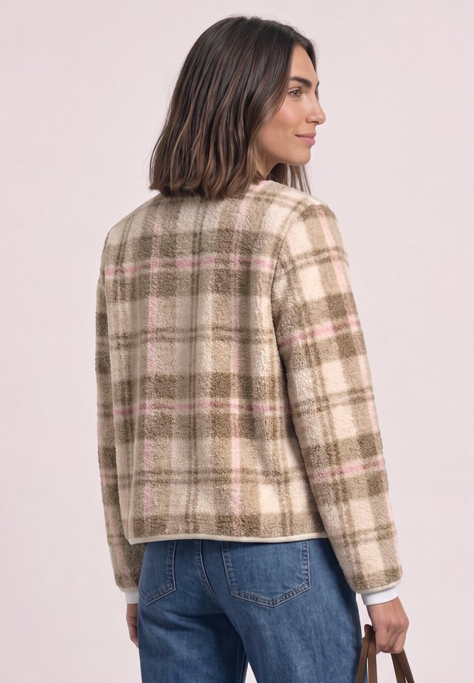 STREET ONE Fellimitatjacke Karo-Style – Bild 2 von 5