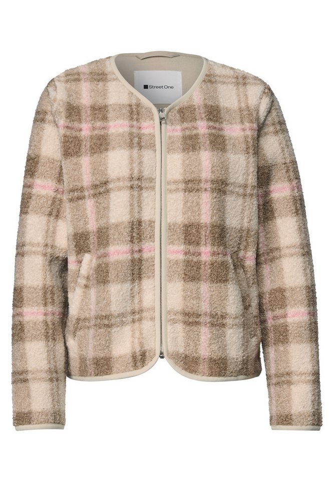 STREET ONE Fellimitatjacke Karo-Style – Bild 4 von 5