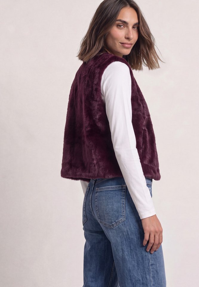 STREET ONE Fellimitatweste soft und weich – Bild 2 von 5