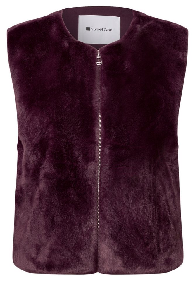 STREET ONE Fellimitatweste soft und weich – Bild 4 von 5