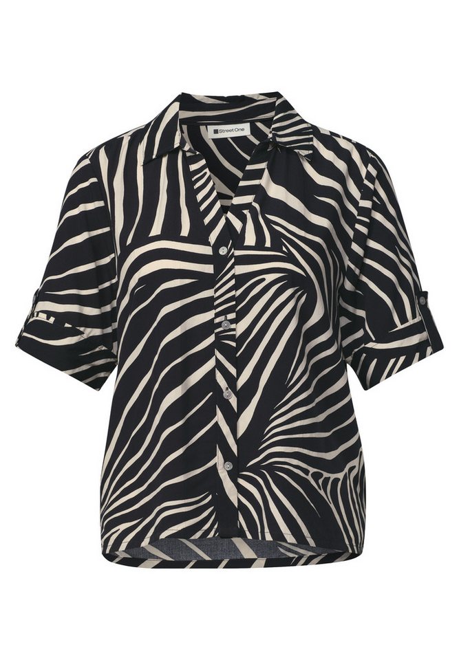 STREET ONE Hemdbluse aus softer Viskose – Bild 4 von 5