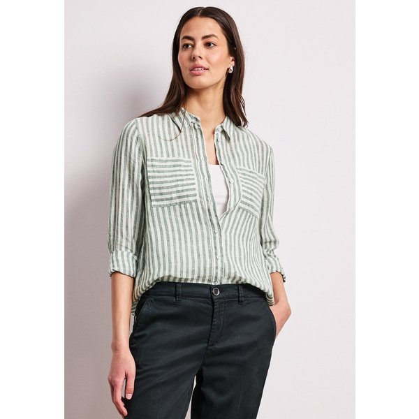 STREET ONE Hemdbluse mit Streifen Muster