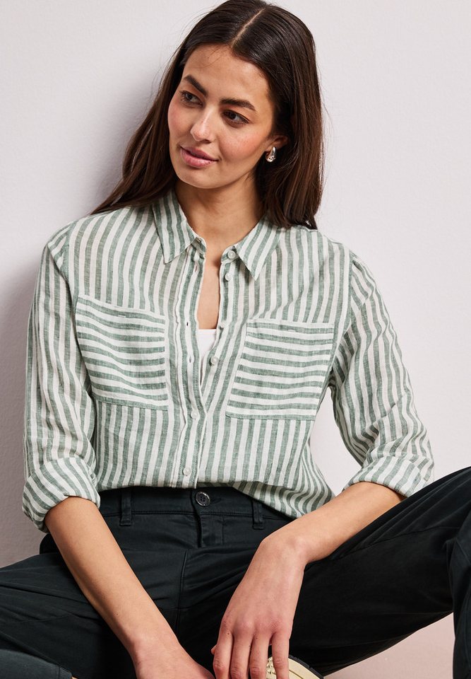 STREET ONE Hemdbluse mit Streifen Muster – Bild 2 von 5