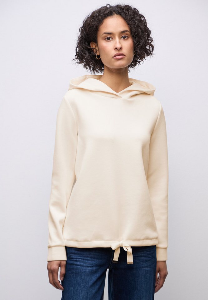 STREET ONE Hoodie mit elastischem Materialmix – Bild 2 von 5