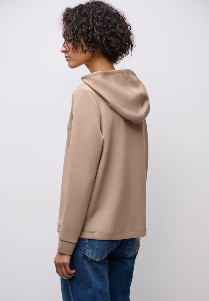 STREET ONE Hoodie mit elastischem Materialmix – Bild 4 von 5