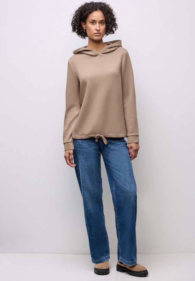 STREET ONE Hoodie mit elastischem Materialmix – Bild 5 von 5