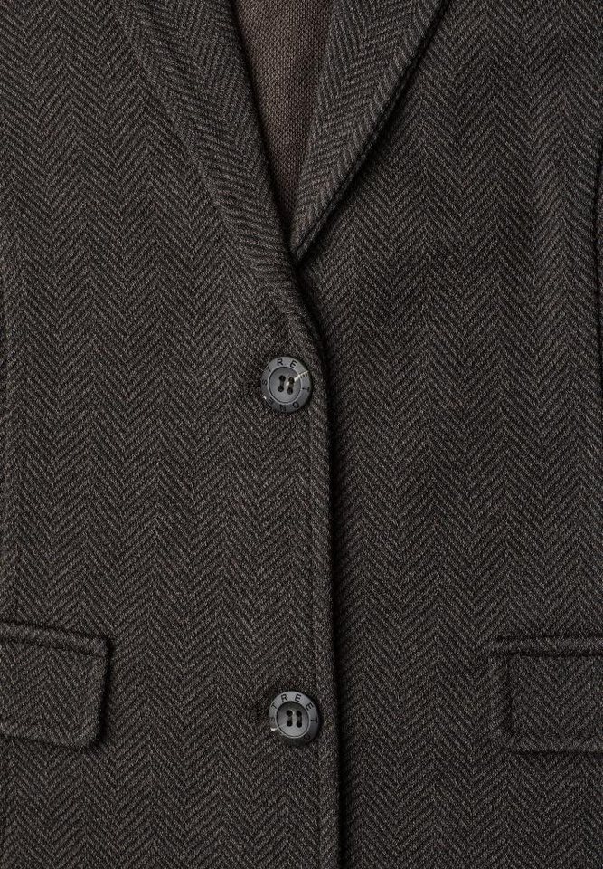 STREET ONE Jackenblazer Basic Blazer mit Reverskragen und Dessin – Bild 2 von 5