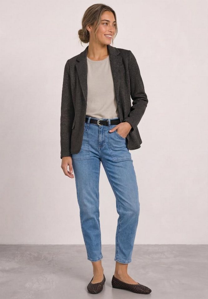 STREET ONE Jackenblazer Basic Blazer mit Reverskragen und Dessin – Bild 5 von 5