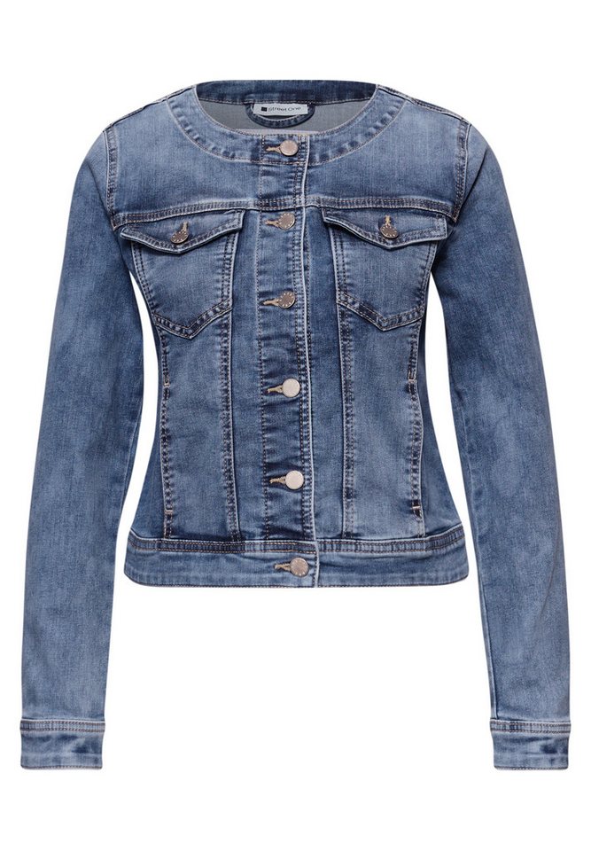STREET ONE Jeansjacke Rundhalsausschnitt – Bild 5 von 5