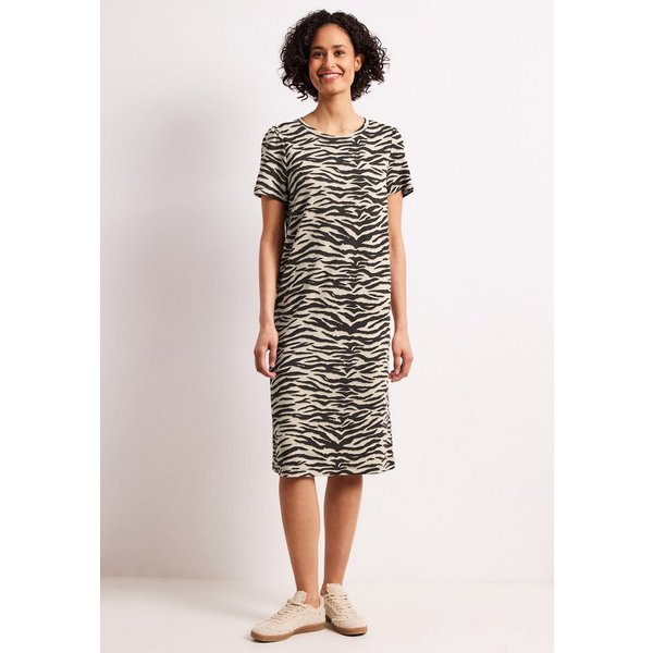 STREET ONE Jerseykleid mit Zebramuster