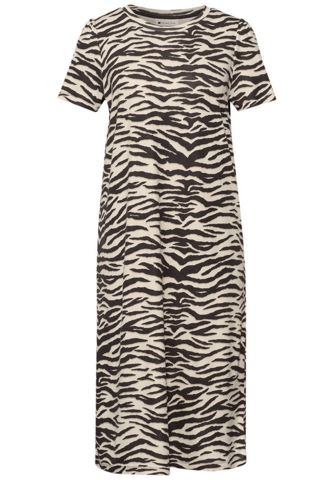 STREET ONE Jerseykleid mit Zebramuster – Bild 3 von 5