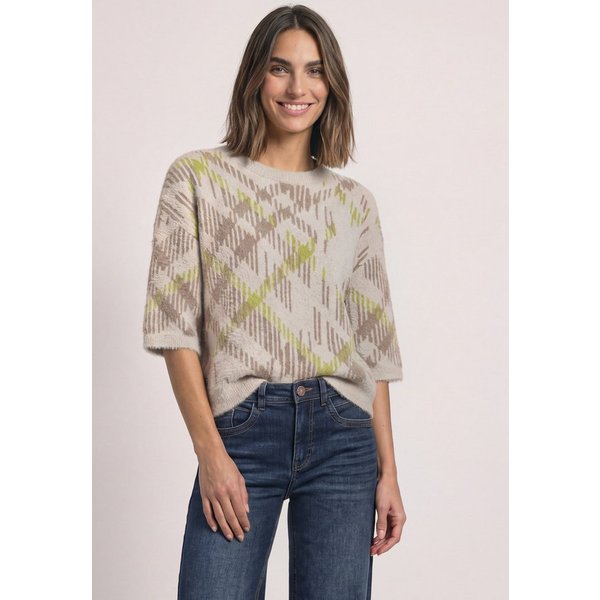 STREET ONE Kurzarmpullover Grobstrick