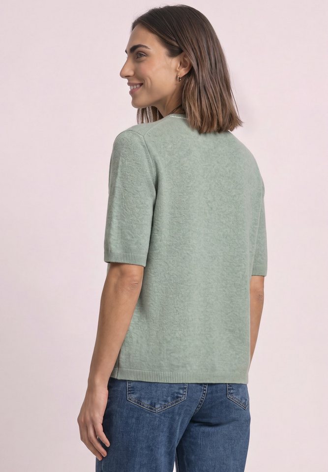 STREET ONE Kurzarmpullover im soften Baumwoll-Mix – Bild 2 von 5