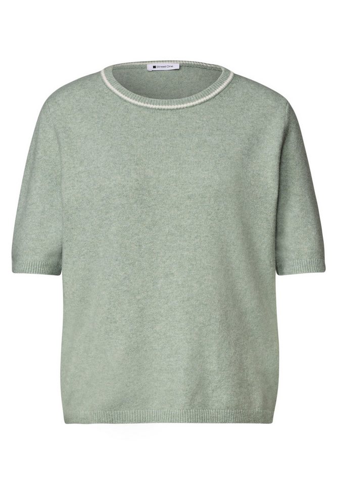 STREET ONE Kurzarmpullover im soften Baumwoll-Mix – Bild 4 von 5