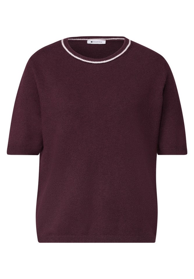 STREET ONE Kurzarmpullover im soften Baumwoll-Mix – Bild 4 von 5